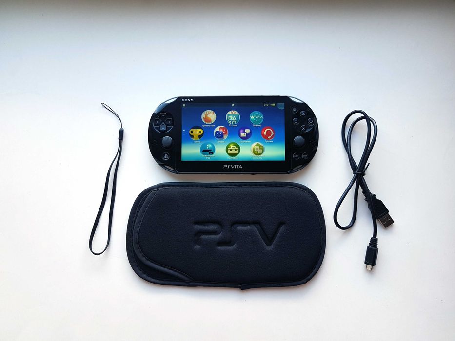 ‼️PS Vita 2003 Slim +16GB все игры БЕСПЛАТНО‼️ + чехол. Киев, Доставка