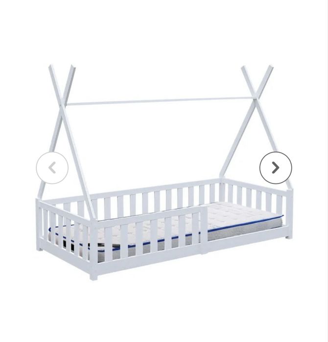 Cama para criança branca NOVA