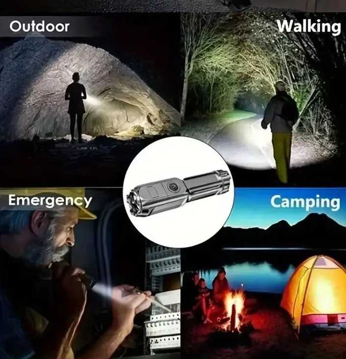 Latarka LED USB 5W – mocna, kompaktowa i wygodna!