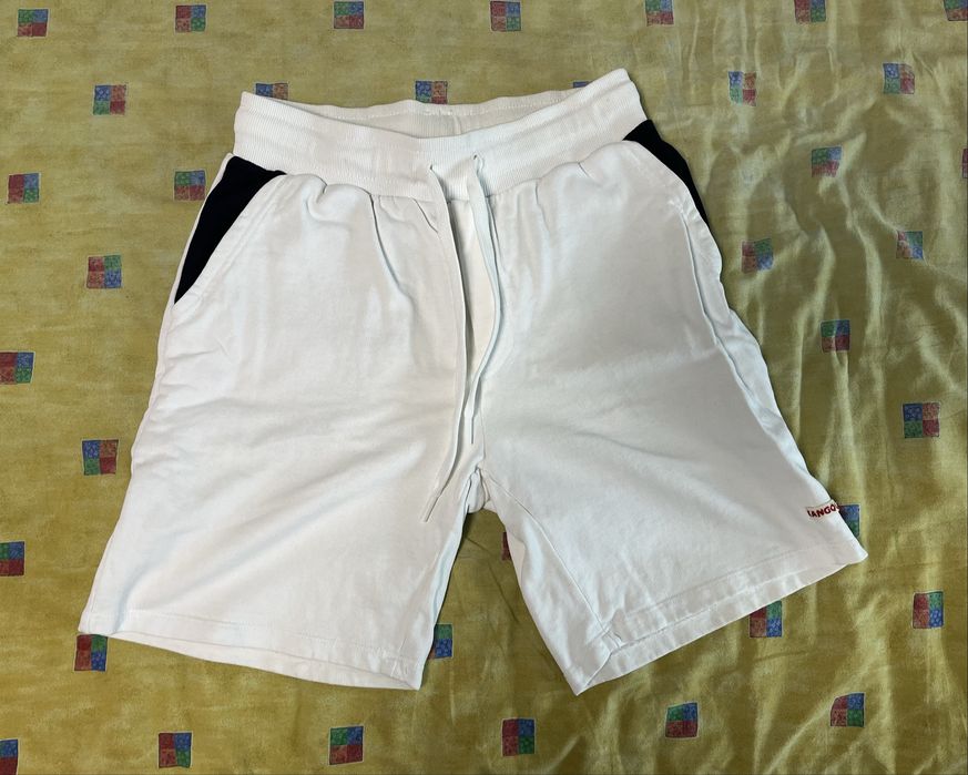 Шорти чоловічі Kangol, спортивні шорти білі