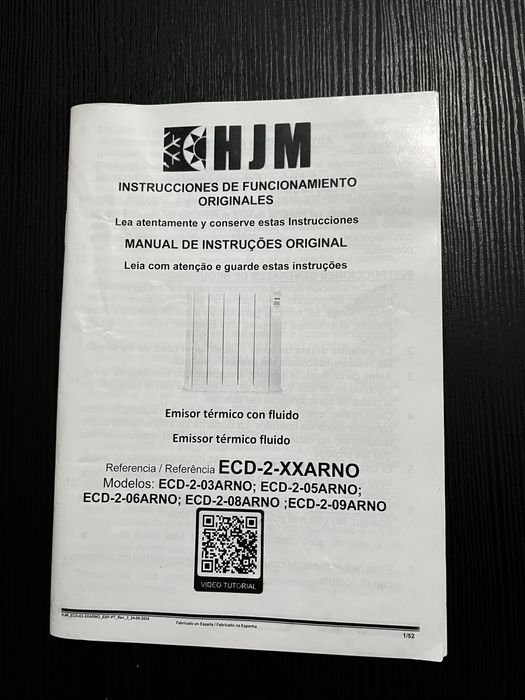 Vendo emisor térmico com fluido