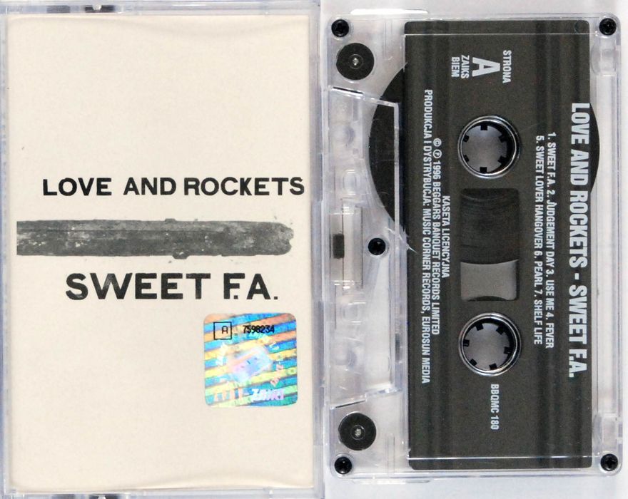 Love And Rockets - Sweet F.A. (kaseta) BDB