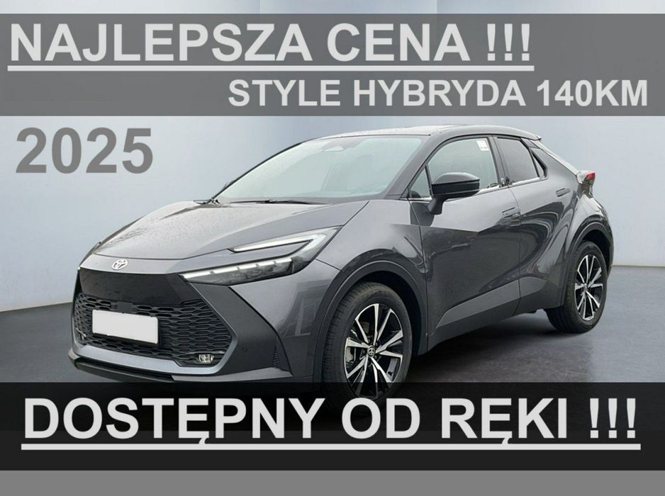 Toyota C-HR Nowa 140KM Hybryda Dostępna od ręki ! Wersja Style Niska Cena! 1554 zł
