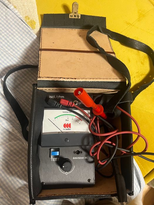 Miernik prądu rezystancji i.c. moller moeller isolation test