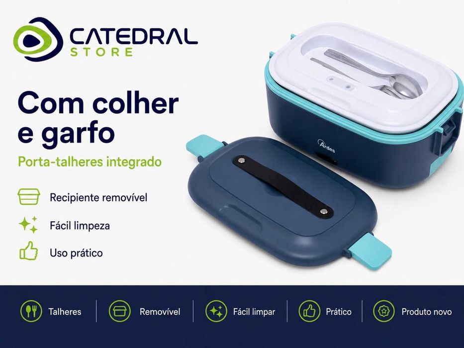Lancheira Elétrica ARDES 12V/220V 1,5L Inox