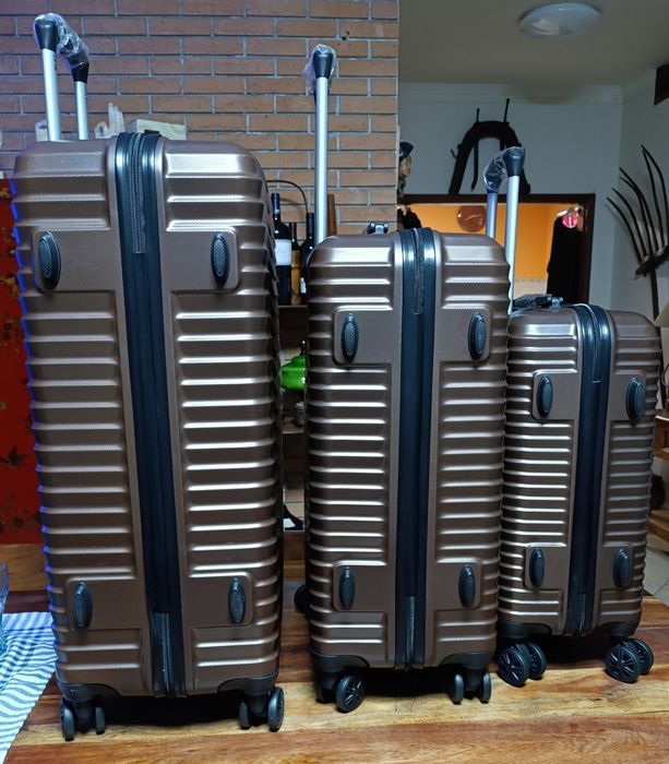 Lindo Set de 3 Malas de viagem com rodas a 360°. Novas!