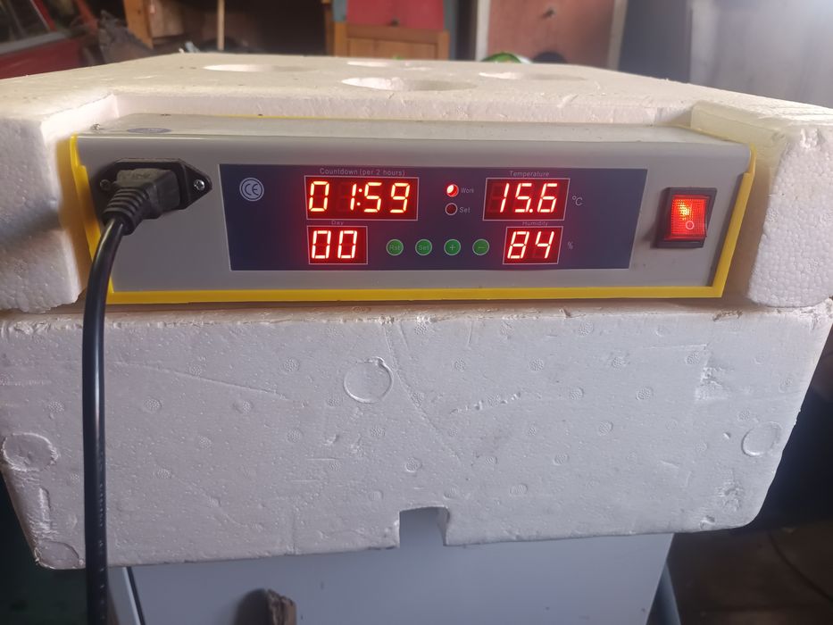 Chocadeira a funcionar