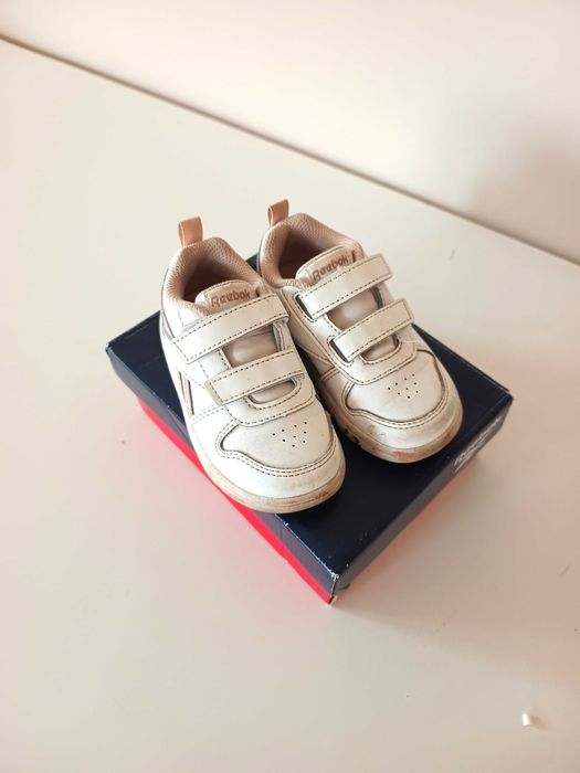 22,5cm białe buty dzieciece reebok trampki dzieciece dla dziewczynki