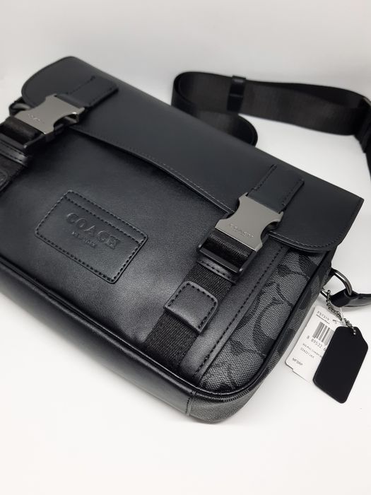 Чоловіча сумка через плече барсетка | Мужская сумка коач кроссбоди
