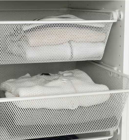 Roupeiro, branco/branco, 100x60x236 cm