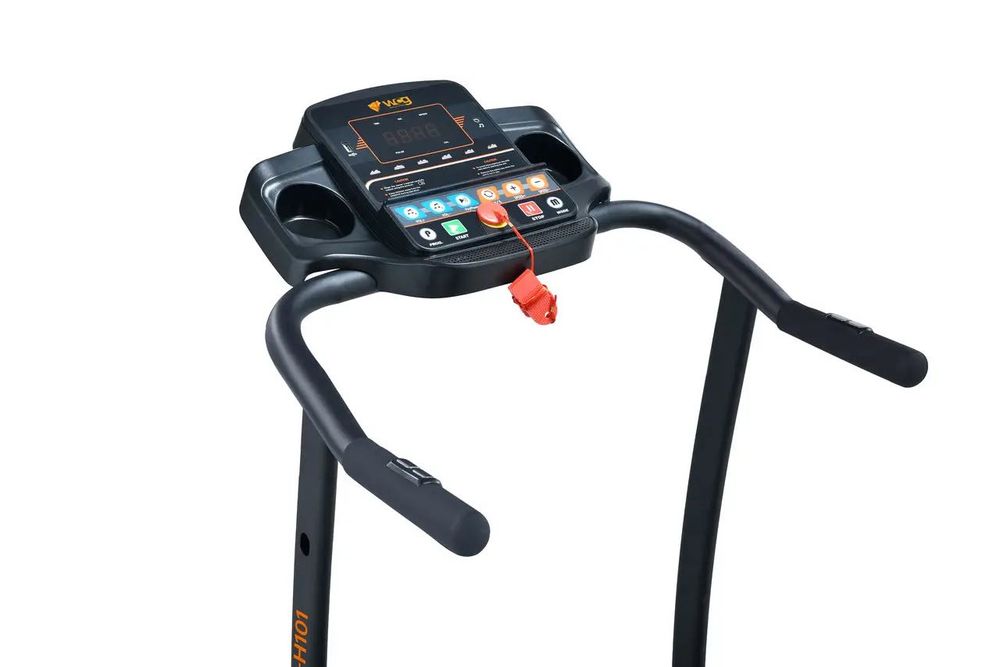 Бігова доріжка-H101 з дисплеєм, USB, AUX та 12 програмами тренувань