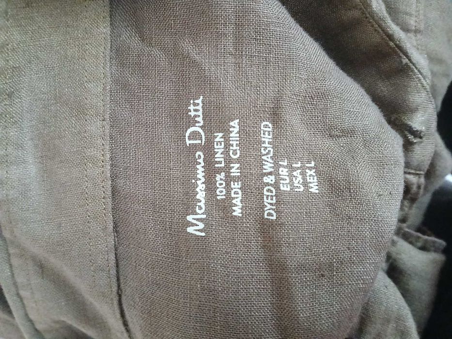 Massimo Dutti koszula 100 % len L