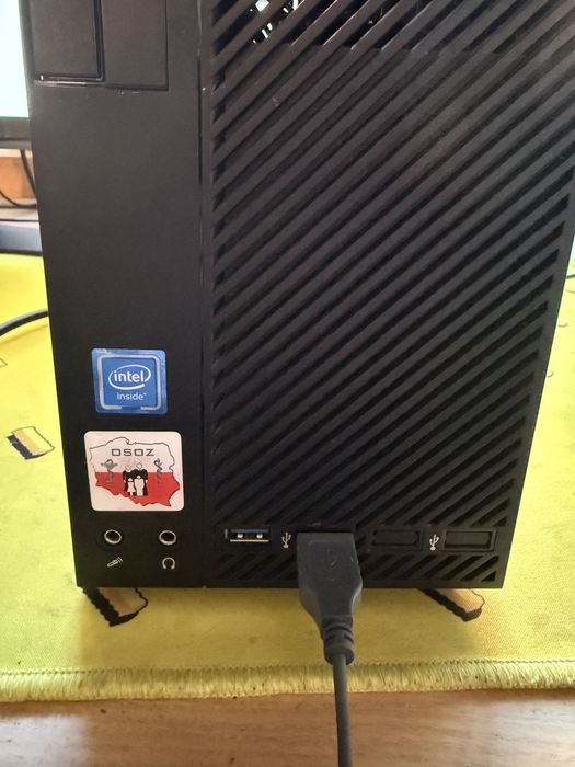 OSOZ Tani Mini PC do garażu / Internetu | SSD Kingston | DDR4 | Cichy i oszczędny Intel G3930  Windows 10