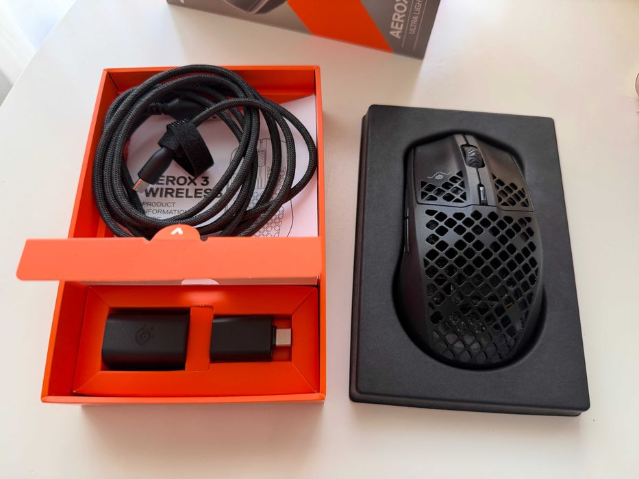 SteelSeries Aerox 3 Wireless Preto