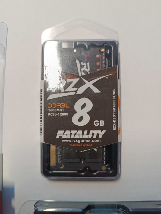 Oперативна память Tecmiyo SODIMM DDR3 pc3 8Gb 1600 MHz 1.35 1.5