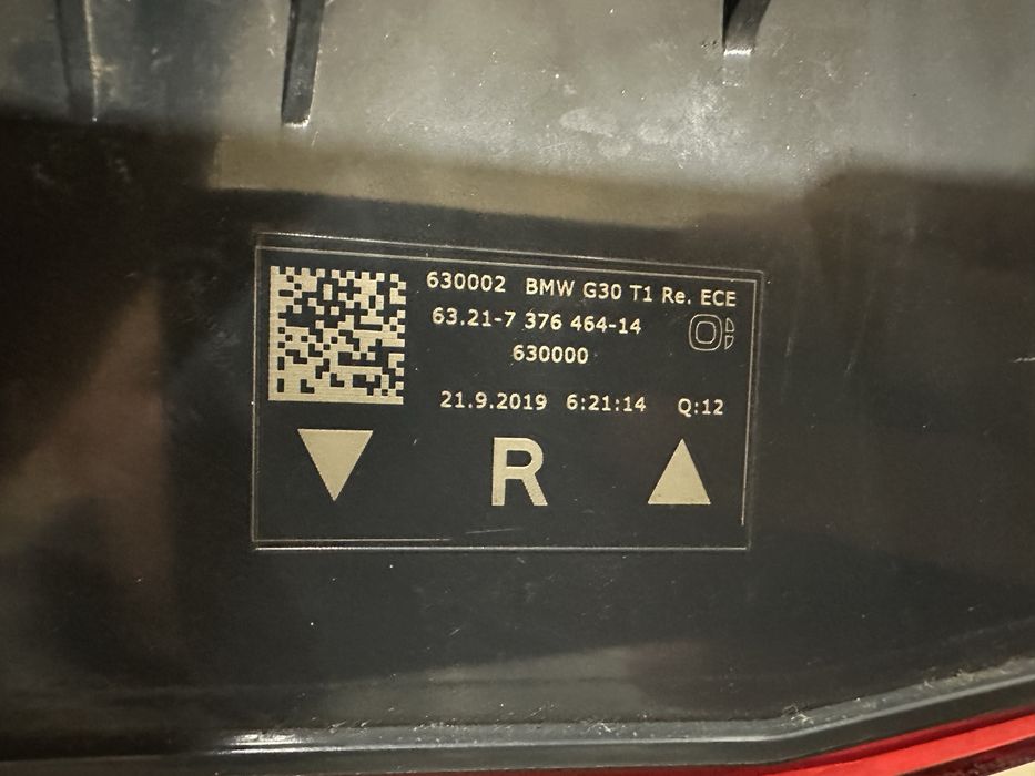 Фонарі, стопи, фари Bmw g30 Бмв г30