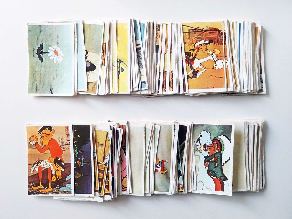 192 cromos descolados LUCKY LUKE | Arcadia lote ou venda avulso