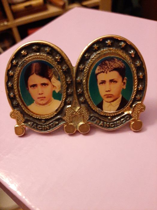 Moldura dupla em Metal c/ Jacinta%Francisco