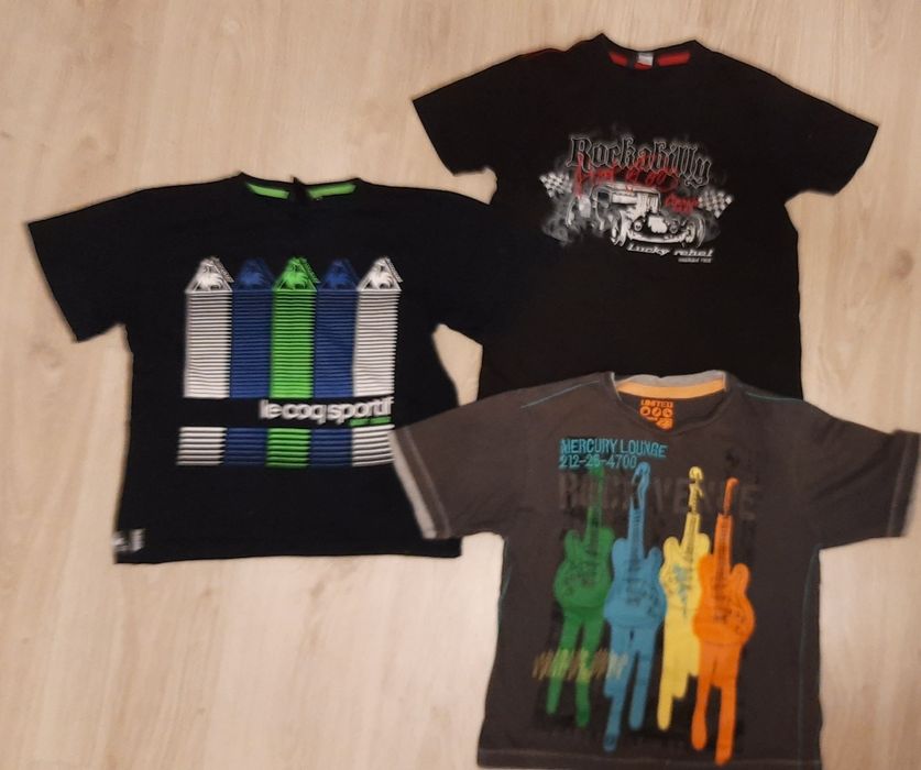 Футболки 3шт. Хлопцю на 6-7 років