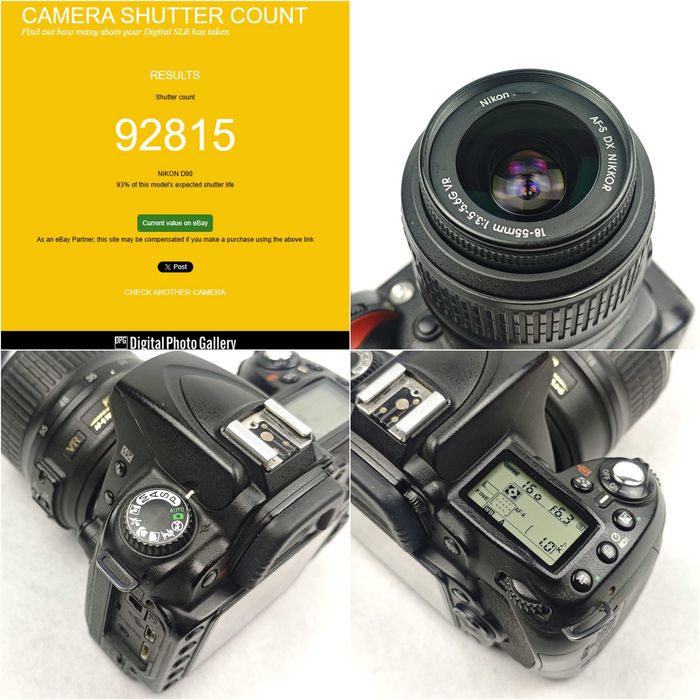 Дзеркальний фотоапарат Nikon D90 KIT 18-55мм 8Gb ["Викрутка"]
