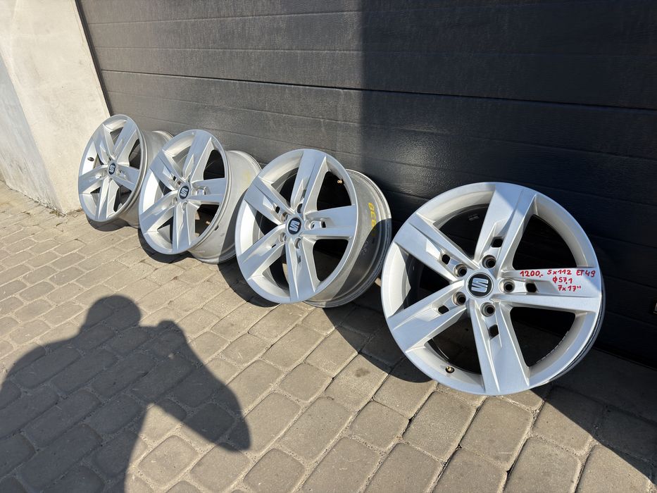 Felgi aluminiowe 17” 5x112 oryginalny Seat