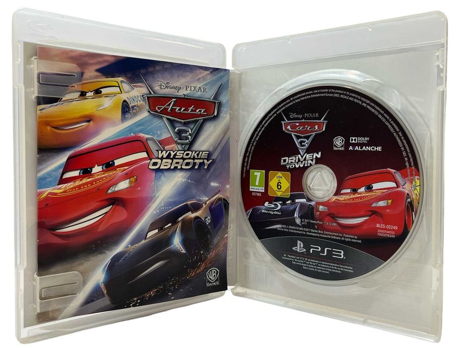 Gra na PS3 Auta 3: Wysokie Obroty