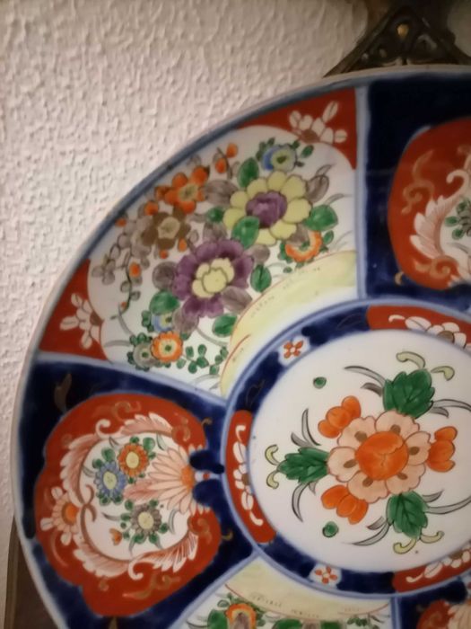 Prato Grande Dimensão Porcelana "IMARI" 37cm