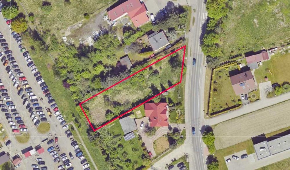 Ustawna działka budowlano – usługowa OFERTA PRYWATNA - BEZ PROWIZJI !