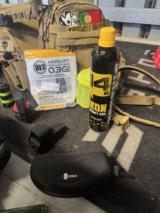 Vendo o meu material de airsoft
