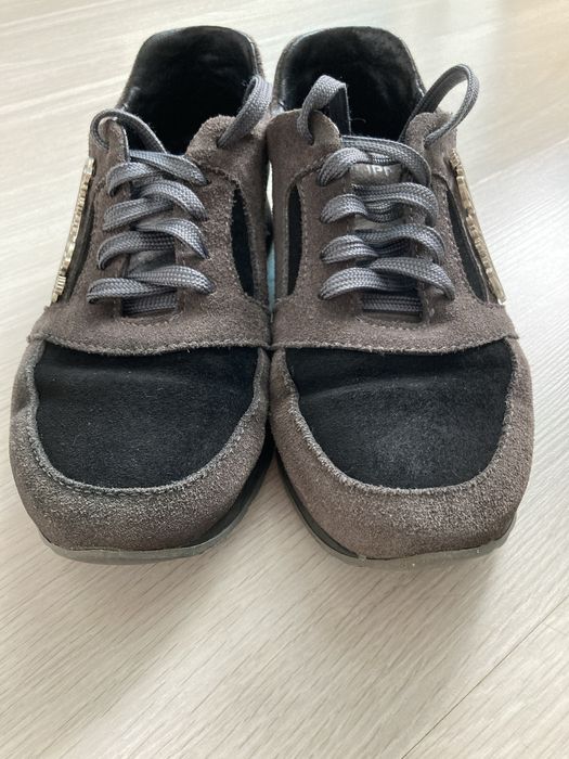 Жіночі кросівки замшеві, всередині натуральна шкіра Philipp Plein