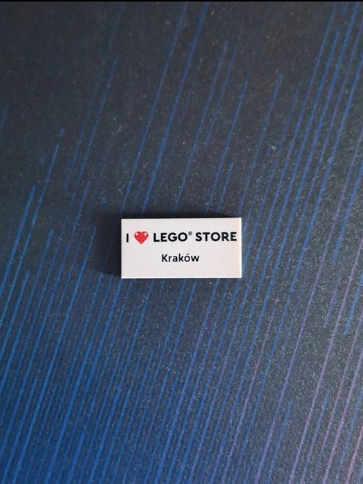 klocek LEGO I love LEGO store Kraków