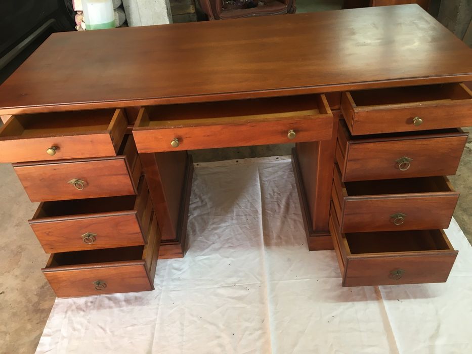 Secretária Escritório + Suporte Televisão em Cerejeira