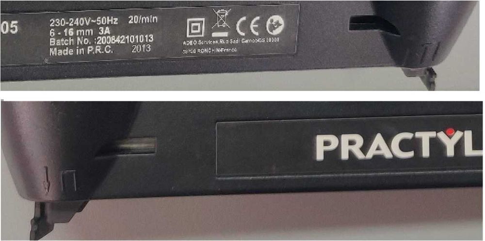 Agrafador/Pregador PRACTYL trabalhos de decoração bricolage...