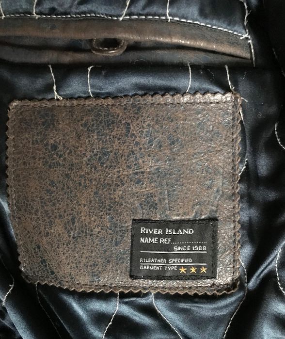 кожаная куртка River Island (Англия)