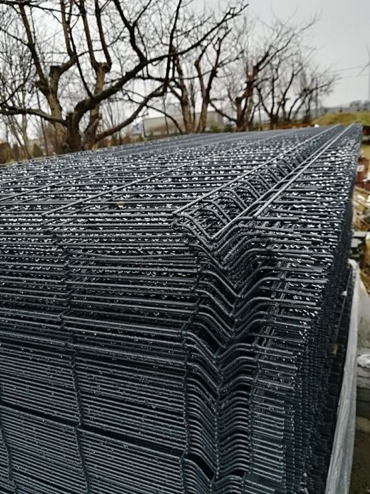 panel grafit ogrodzeniowy, slupki ,siatki