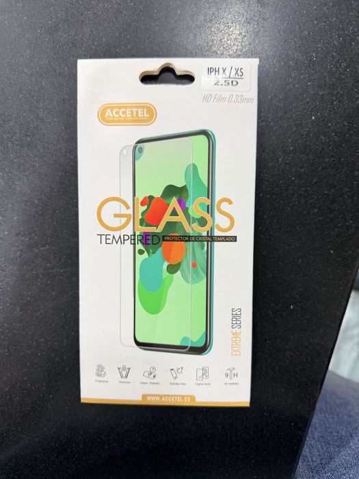 Pelicula de vidro para iPhone X/XS