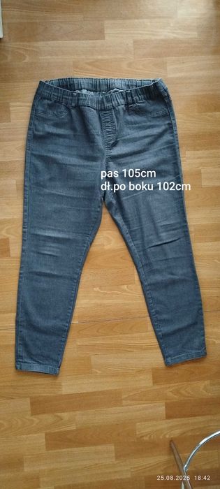 Spodnie dżinsy damskie r. 48