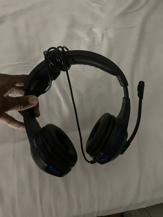 Guitarra, Amplificador, headset e microfone