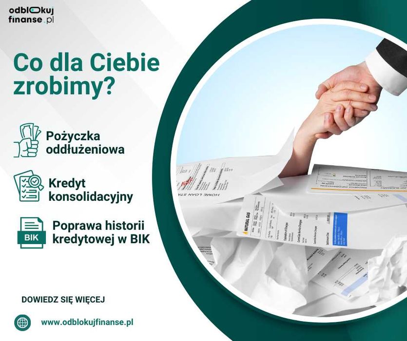 Pożyczka konsolidacyjna produktów pozabankowych, dodatkowe środki dziś