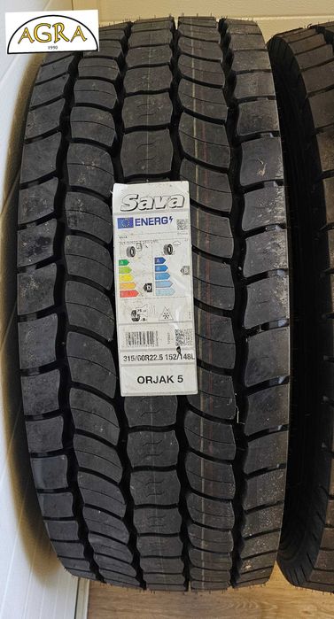 315/60R22.5 (1420netto)  SAVA  ORJAK 5 opony napęd opona napędowa