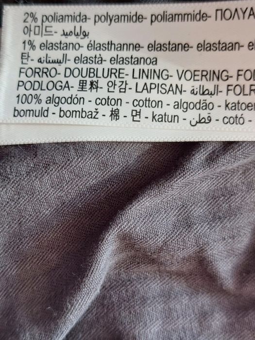 Damskie, bawełniane, ciemnoszare spodnie mom jeans. Massimo Dutti. 38.