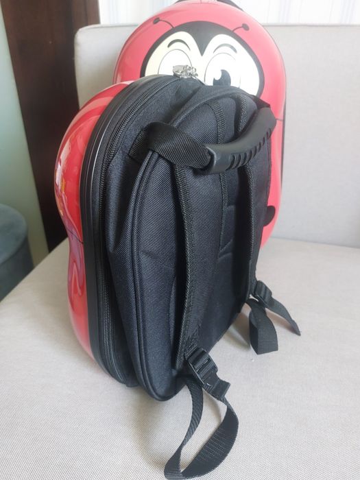 Walizka i plecak Wittchen komplet biedronka dla dzieci