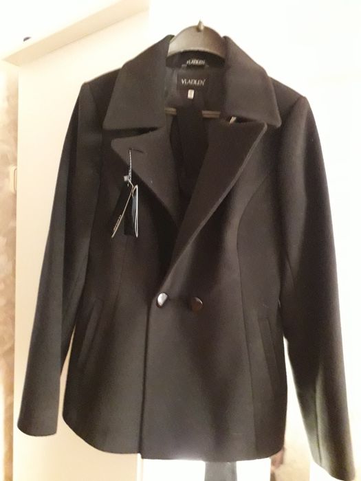 Продам полупальто черного цвета, кашемир