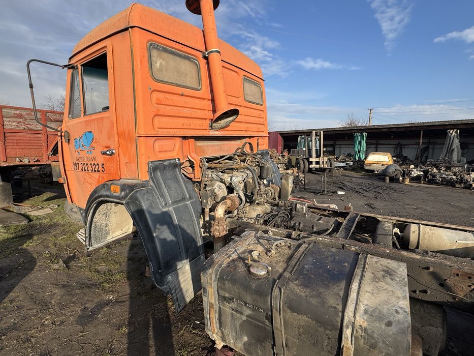 Камаз євро 53229 редуктор кпп кабіна документи двигун ресори мости