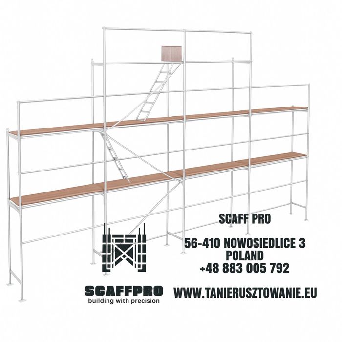 Rusztowanie systemowe pletak plettac 12 x 8 ,5