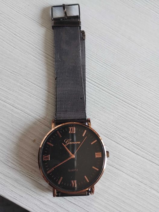 Zegarek damski czarny Geneva