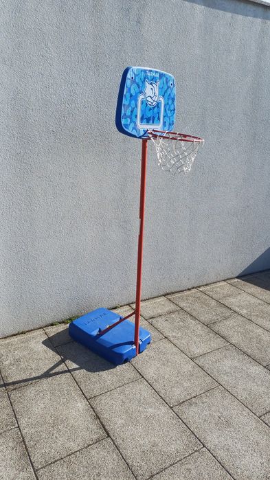 Tabela de Basquetebol Pé Regulável 1,30 m a 1,60 m - K500 Aniball Criança Azul