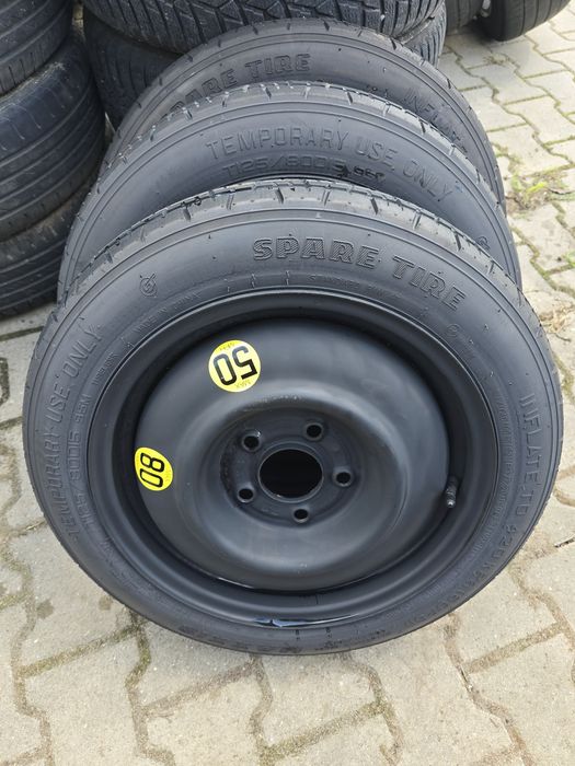 Koło dojazdowe KIA HYUNDAI  5x114,3 4j x R15  T125/80D1552910-1H900 Oryginał Stan jak nowy