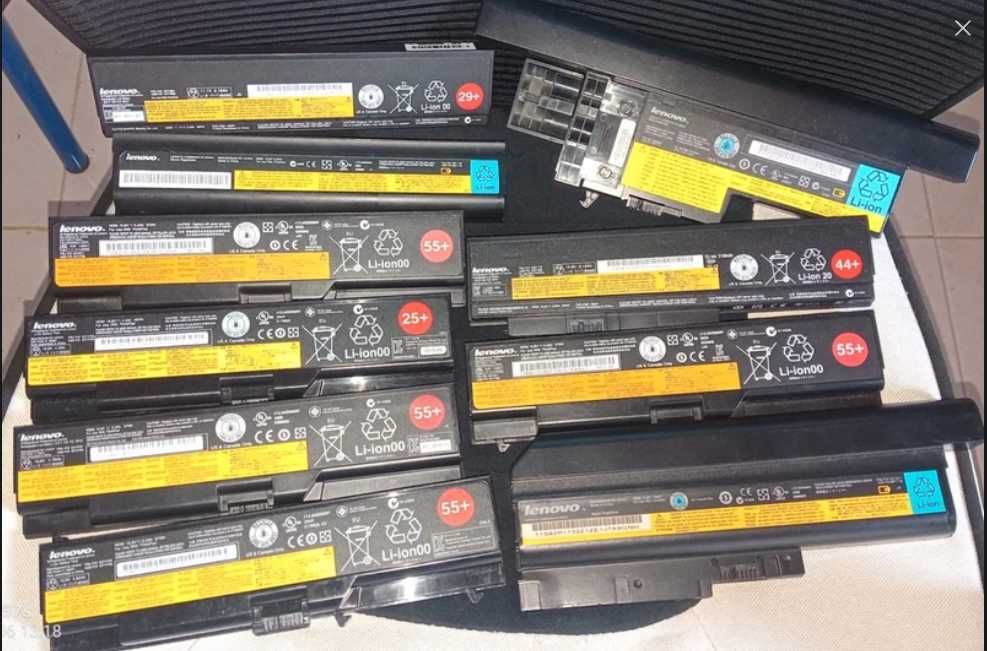 Lote de baterias para portáteis Lenovo Thinkpad
