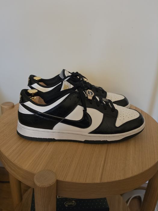 Nike Dunk Low Retro SE Black White World Champs 45,5